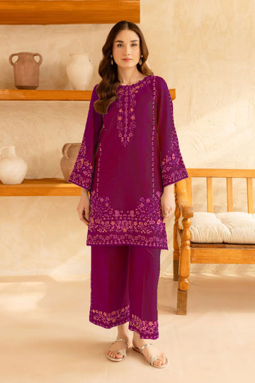 URGE-2PC LAWN EMBROIDERED SHIRT WITH LAWN EMBROIDRED TROUSER-DPC-