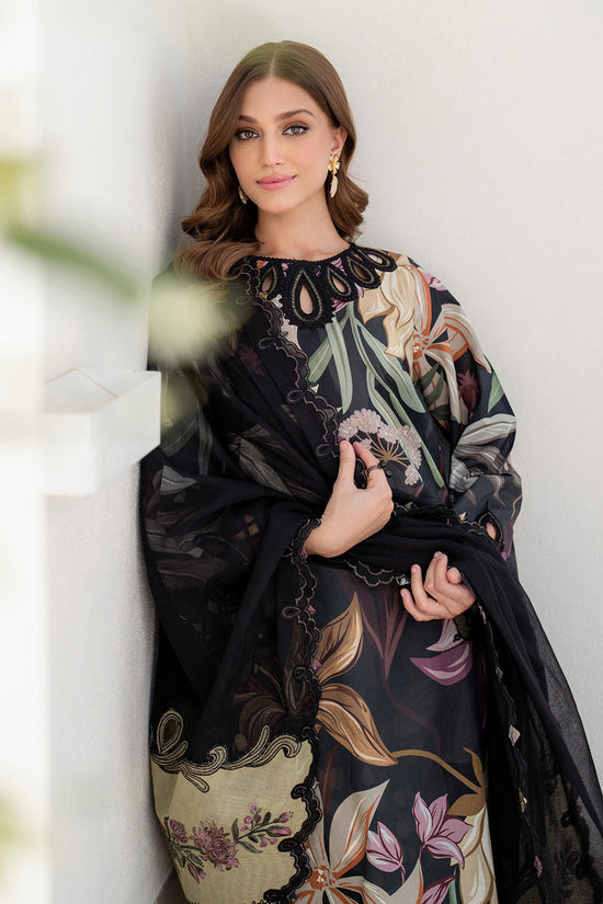 BAROQUE-3PC KHADDAR PRINTED EMB SHIRT WITH KHADDAR PRINTED EMB DUPATTA AND PRINTED TROUSER-DPC-2624