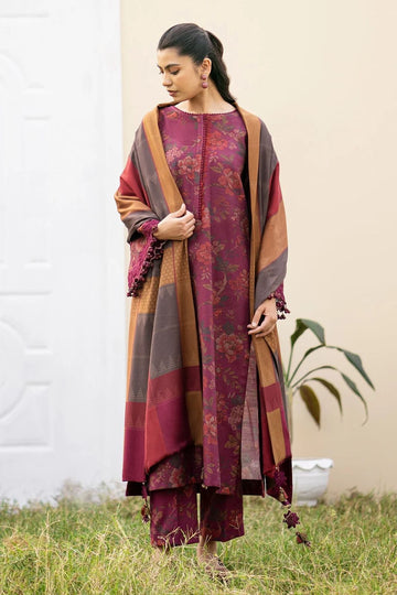 IZNIK-3PC KARANDI PRINTED SHIRT WITH KARANDI PRINTED DUPATTA AND TROUSER-DPC-2572