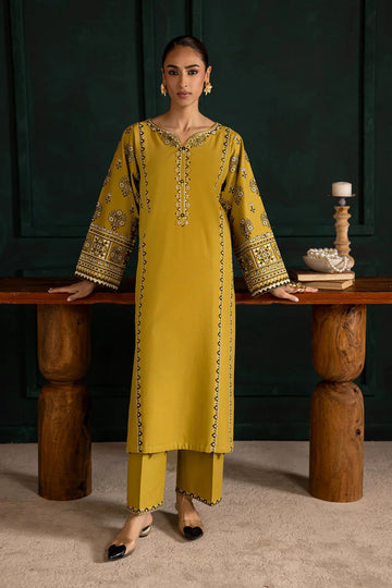 URGE-2PC DHANAK EMBROIDERED SHIRT & EMBROIDERED TROUSER-DPC-141